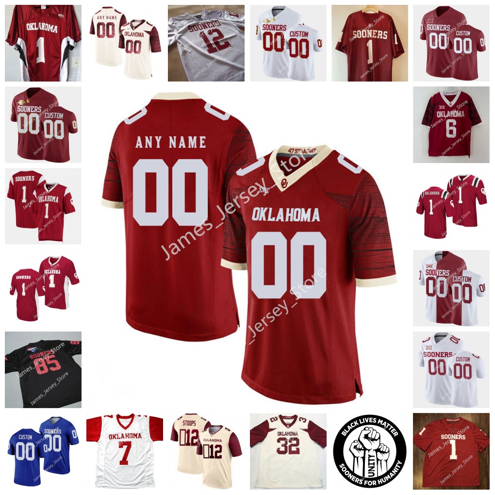 

NCAA Oklahoma OU College Stitched football Jersey 20 Billy Sims 81 Mark Andrews 11 Dede Westbrook Rickey Dixon Greg Pruitt Clendon Thomas Joe Washington Jason White