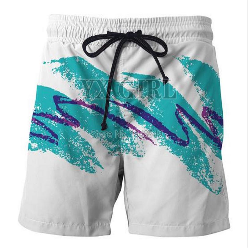 Nouvelle mode 90s jazz solo en papier tasse courte pantalon délicieux sauce au chocolat imprimés 3d shorts femmes hommes shorts de plage hipster