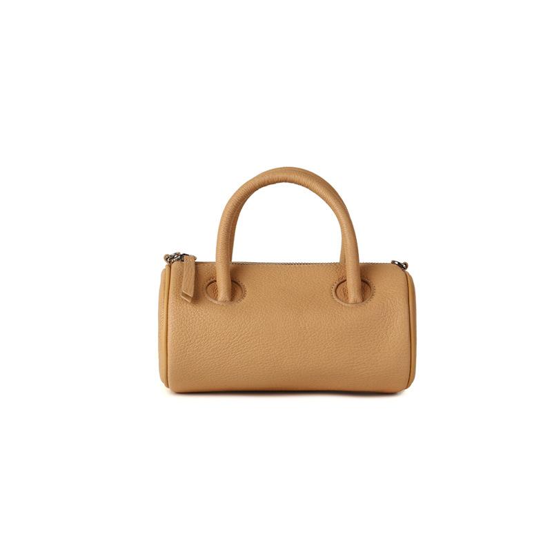 

Evening Bags Women Fashion Light Luxury Cylindrical Solid Color Concise Boston Bag Shoulder Crossbody Office DailyEvening, 10