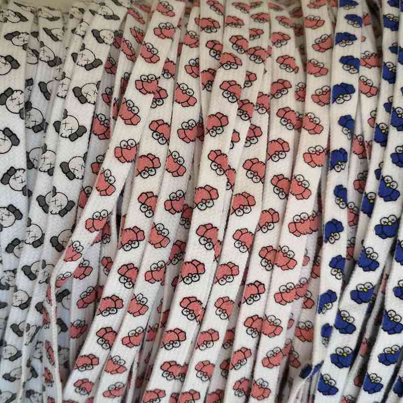 

Suit Designer Kaws Sesame Street Vance 1970saf1 Force No. Cartoon Printed Flat Shoelace