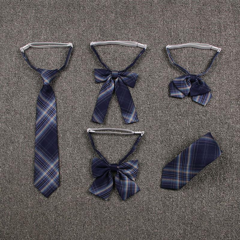 

Clothing Sets Japanese School JK Uniform Bow Tie For Girls Orthodox Lovely Lattice Sailor Suit Accessories Cute BowtieClothing