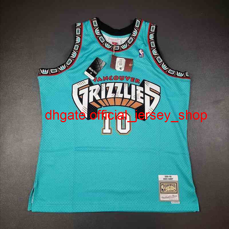 

Mike Bibby Mitchell & Ness 98 99 Grizzly Bear Jersey Men's Basketball Jerseys Tall fat Man Big, With pictures