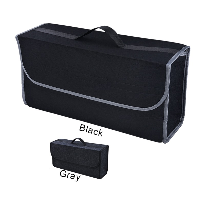 

Car Paint Car Trunk Organizer Car Soft Felt Storage Box Cargo Container Box Trunk Bag Stowing Tidying Holder Multi-Pocket