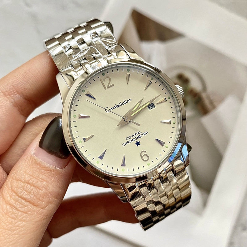 

2023 New Three stitches luxury mens watches 42 mm diameter Quartz Watch high quality European Top luxury Brand clock Stainless steel belt men fashion accessories