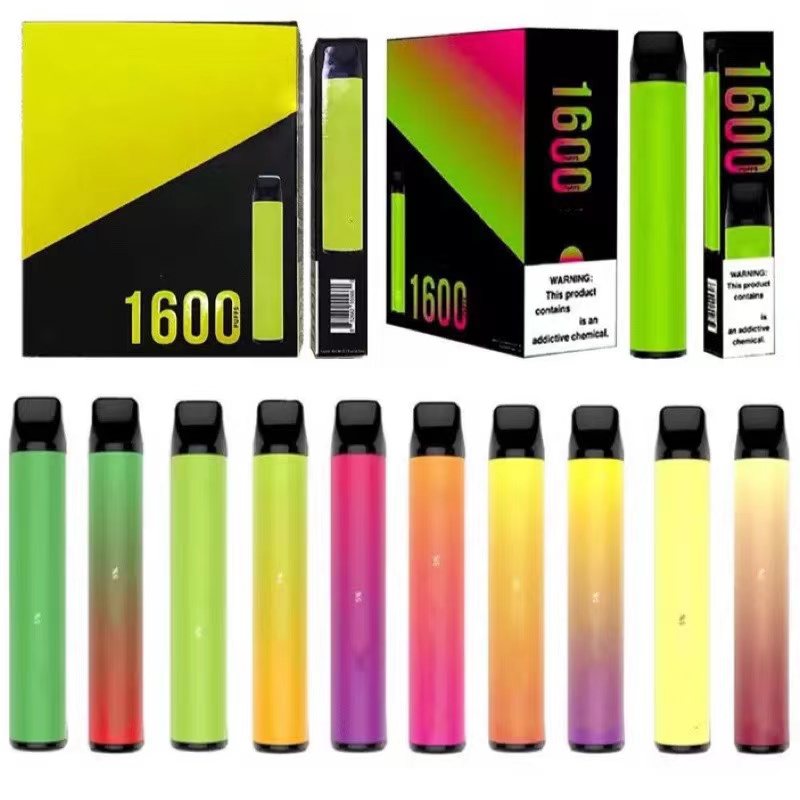 

XXL1600 puffs Disposables Vape Electronic Cigarettes Device starter Kit 1000mAh Battery 6.5ml Pre-Filled pod with built-in coil Pen vapes wholesale