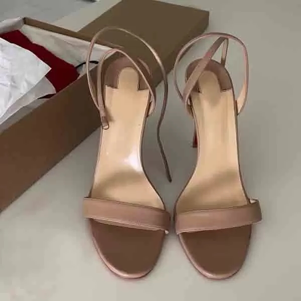 

22s Luxury Summer Brands Loubigirl Sandals Shoes For Women High Stiletto Heels Strappy Gladiator Pumps Bridal Wedding Dress EU35-43