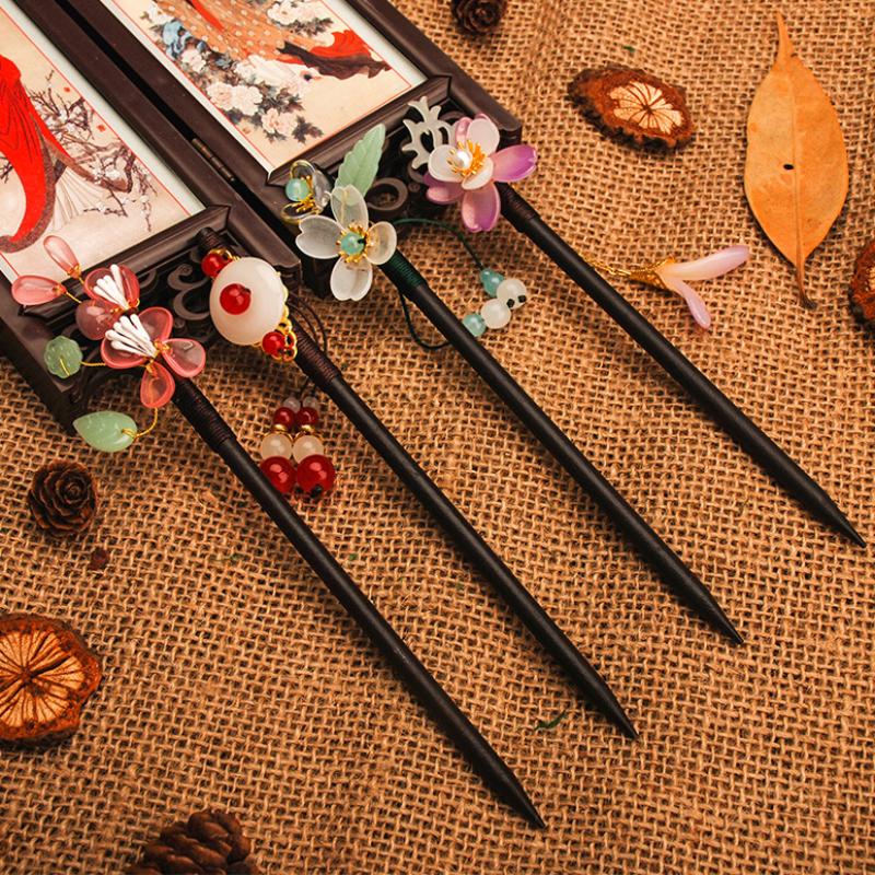 

Hair Clips & Barrettes Chinese Vintage Sticks Hairpins Chopsticks Wedding Comb Women Accessories Hairstyle Flower