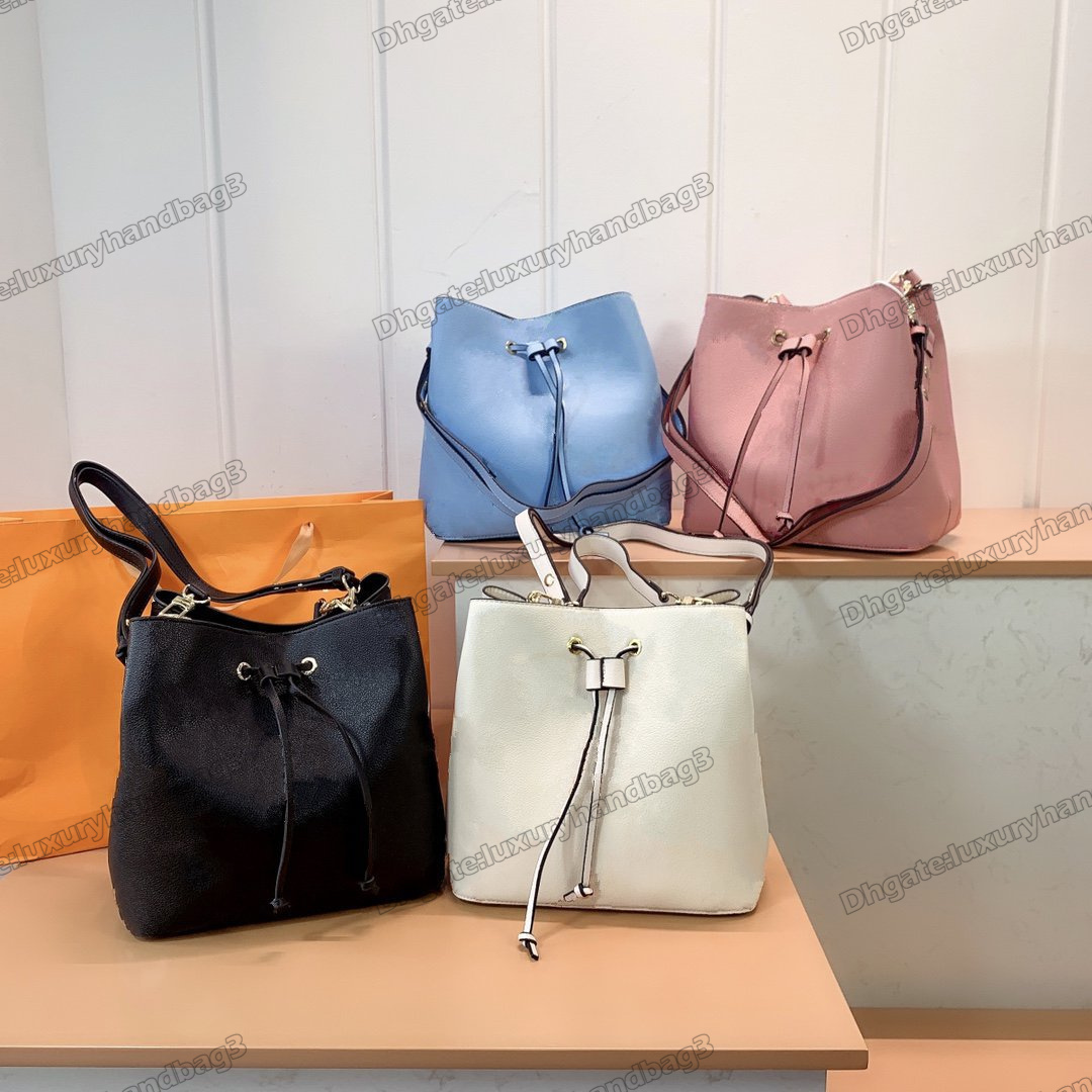 

NEONOE Printing Series Bucket Bag Womens Designers Crossbody Bags Drawstring Closure Wallet Fashion Handbags Noe Purse