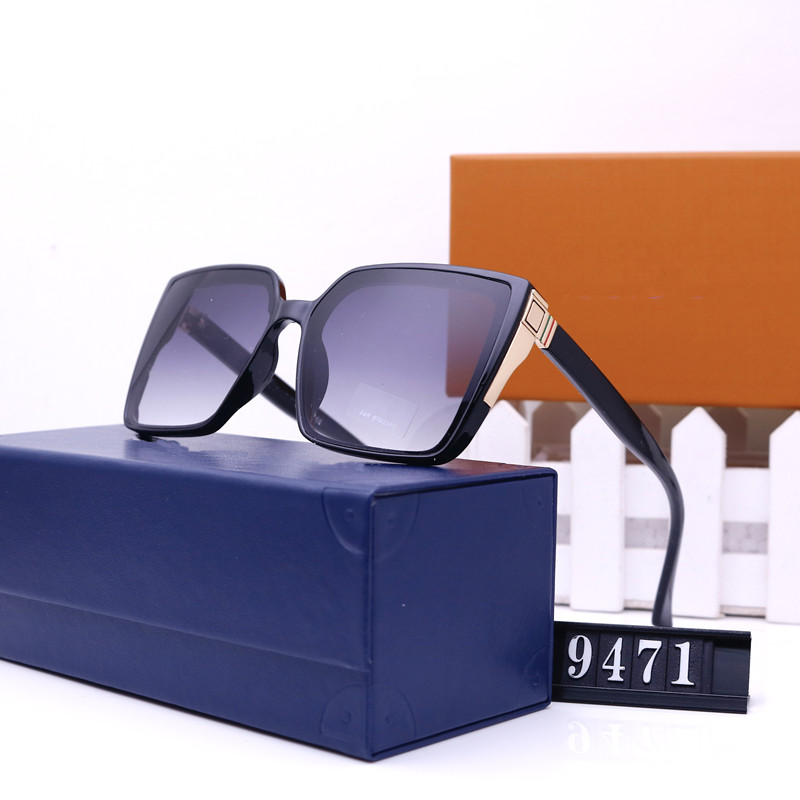 

Luxury Brand Designer Sunglasses Fashion Mens Womens Pilot Sun glasses UV400 Protection men eyeglass women spectacles with Original case and box L9471V