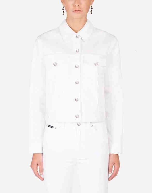 Women's Jackets Pure original DG denim cotton jacket slim fit casual women's jeans autumn and winter style