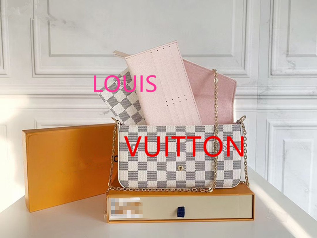 Mode Luxurys Portefeuilles Designers Bandbody Sac Noir Femmes Sacs à main Portefeuilles Porte-cartes Sac à main Sac à main Sacs Tote d'épaule Min
