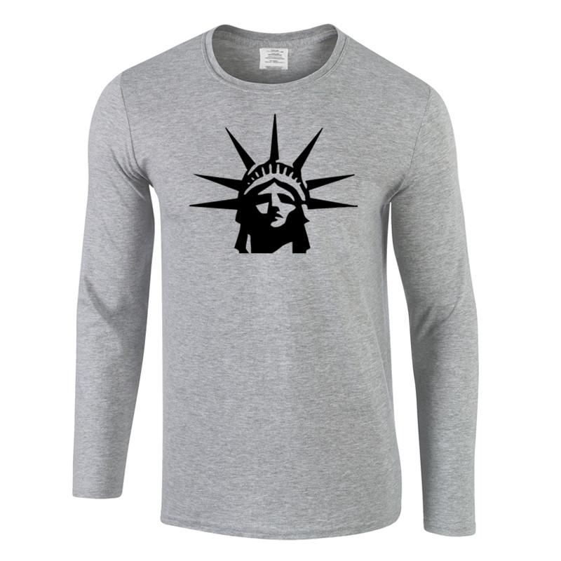 

Men's T-Shirts Liberty Head Funny Gift Birthday Men T Shirt Print Cotton Short Sleeve T-Shirt Harajuku Mens ShirtMen's, Black