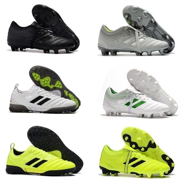 

New Mens Copa Gloro 19.2 FG Champagne Black White Green Soccer Football Shoes Boots 19 Scarpe Calcio Cheap Cleats Size 39-45