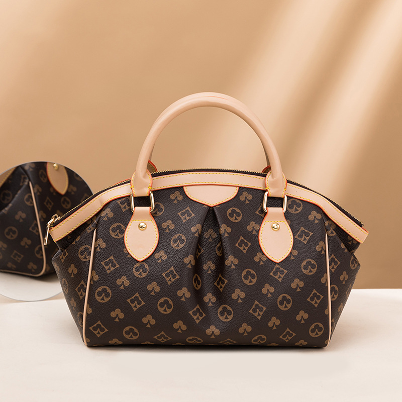 

Luxury Hobos Mini Bag Designer Totes Vintage Handbag Cross Body Bags European and American Women's Brand Purse, Brown