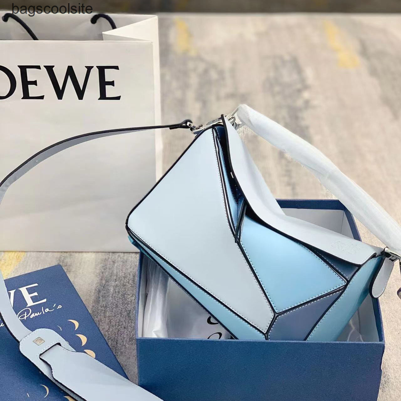 Petit sac à main en cuir puzzles sacs sacles femme de créateurs de femmes épaule 2022 24cm loews 6 8Uys