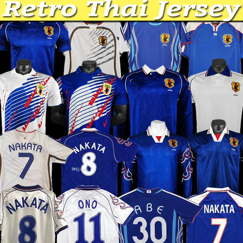 

1994 1999 2002 Soccer Japan Retro Jersey Vinatge OGASAWARA TSUBASA OKANO SOMA AKITA KAWAGUCHI HATTORI OKAZAKI Football Shirt Kits 2006 MIYAMOTO, 2000