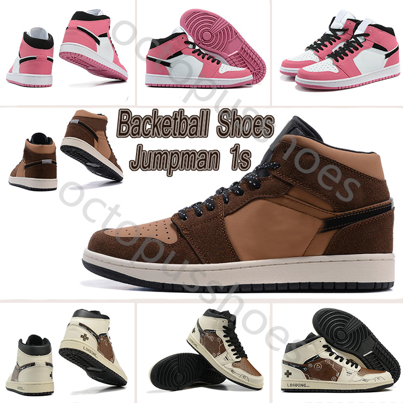 

2022 Jumpman 1 High basketball Shoes Blue mint Brown Dirty powder Sneakers Running Shoe Auburndale Barely Rose For Grey men Women Sports 36-45, Please leave a message
