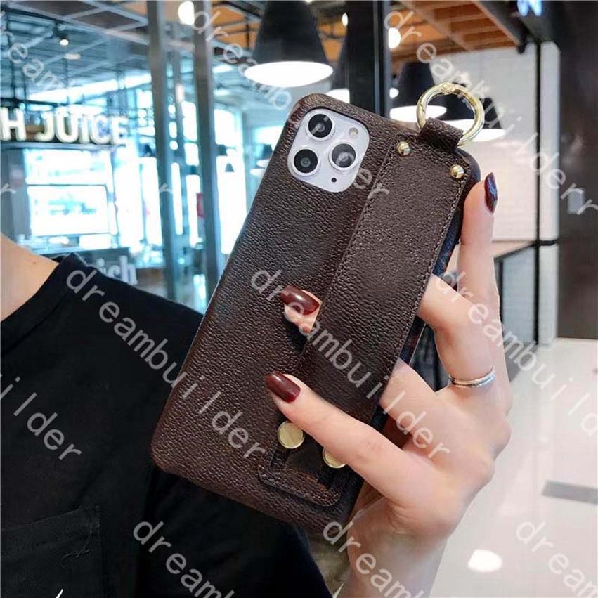 

Fashion Phone Cases For iPhone 13 Pro max 12 mini 11 11Pro X XS XR XSMAX shell PU leather designer 12promax 13promax cover345k, Brown flower