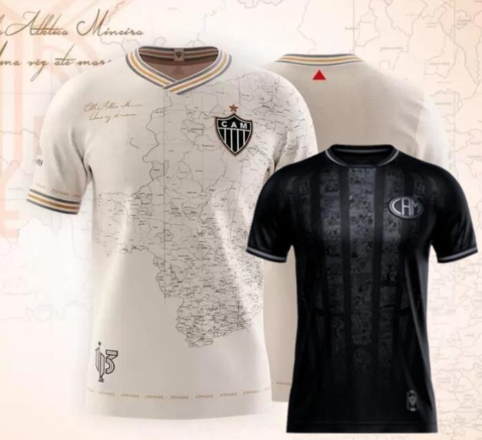 

2021 2022 Atletico Mineiro HOME Men Soccer Jersey Special Edition 21 22 Fred Cazares Otero Customize Moura Elias Robinho Valdivia Adilson Santos Football Shirt