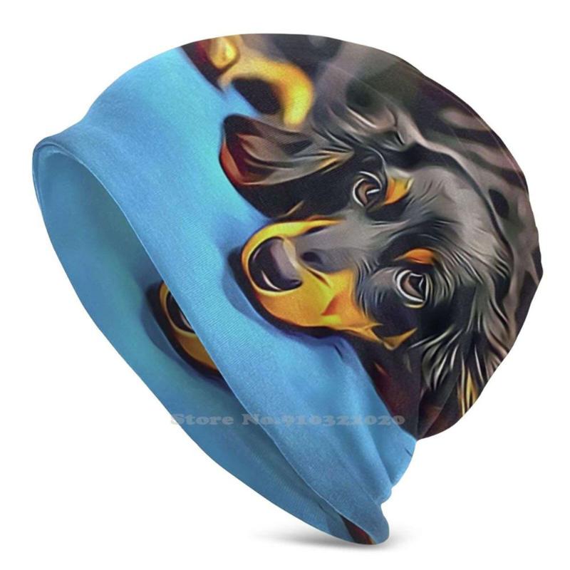 

Berets Sleepy Long Haired Brown Dachshund Autumn Winter Cap Skullies Beanies Play Dog Pet Nature Cute Outside SmallBerets, Black mask