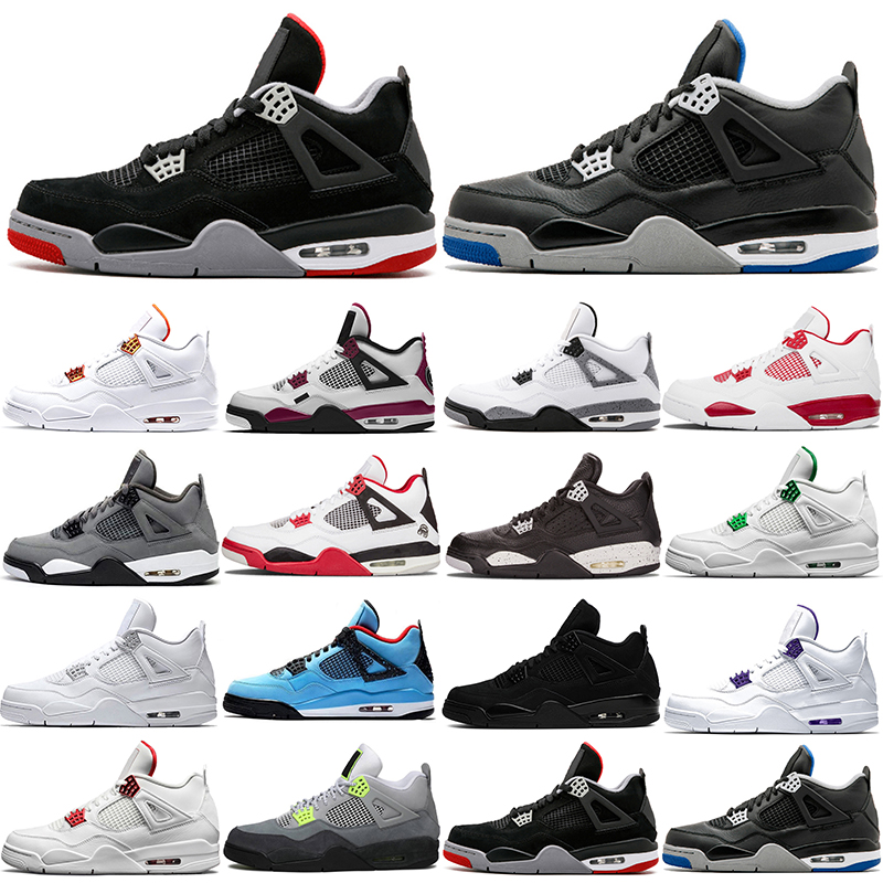 

Retro style basketball shoes aj 4 4s Mens Womens top Obsidian UNC Fearless TURBO GREEN Backboard PHANTOM GYM RED man breathable Trainers sports Sneakers Size us 36-47, Olivia kim