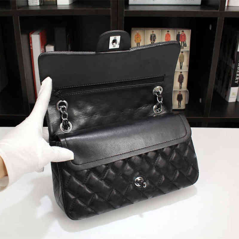 

6A top Mirror quality shoulder Designer Bags Women handbags luxurious crossbody Designers Bag lambs leather classic flap gold chain clutch caviar w, Original box