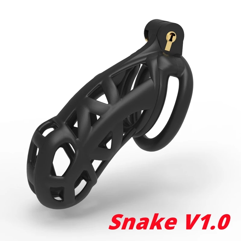 Dispositif de chasteté masculine Ensemble de 4 CockRings Ceinture de formation de verrouillage de pénis Male Slave Sex Toy Cock Cage