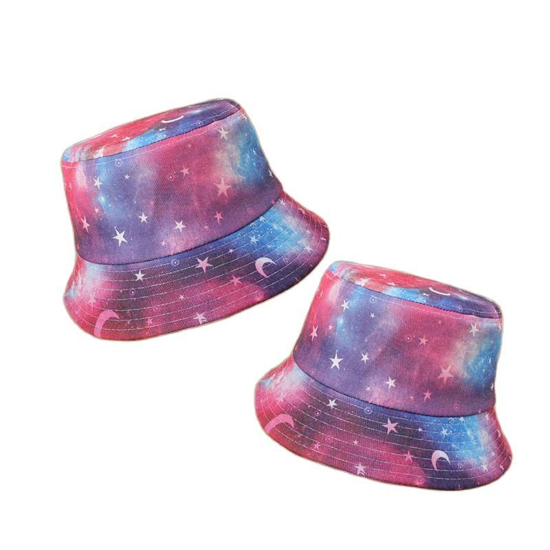 

Berets Cotton Spring Summer Flower Print Bucket Hat Fisherman Outdoor Travel Sun Cap Hats For Women 113, Pink