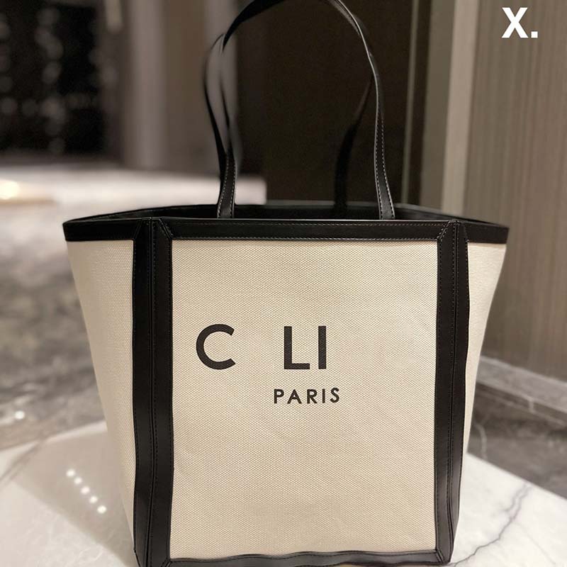

Weave Shopping Bags Canvas The Tote Bag Straw Women Handbags Casual Totes Open Purse Large Capacity Vacation Beach Bags Light Pouch High Quality Wholesale, White
