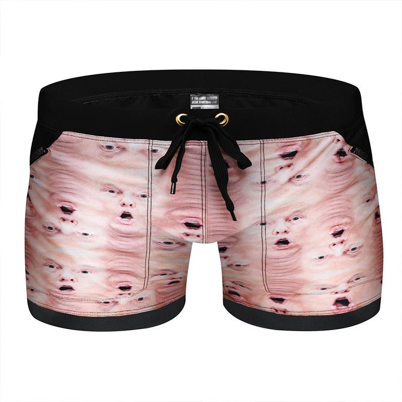 

Men' Swimwear Pocket Zipper Men' Swimming Trunks Summer Personalized Beach Surf Vacation Shorts The -Selling Of 2022Men, 53 two-tone tiger fa