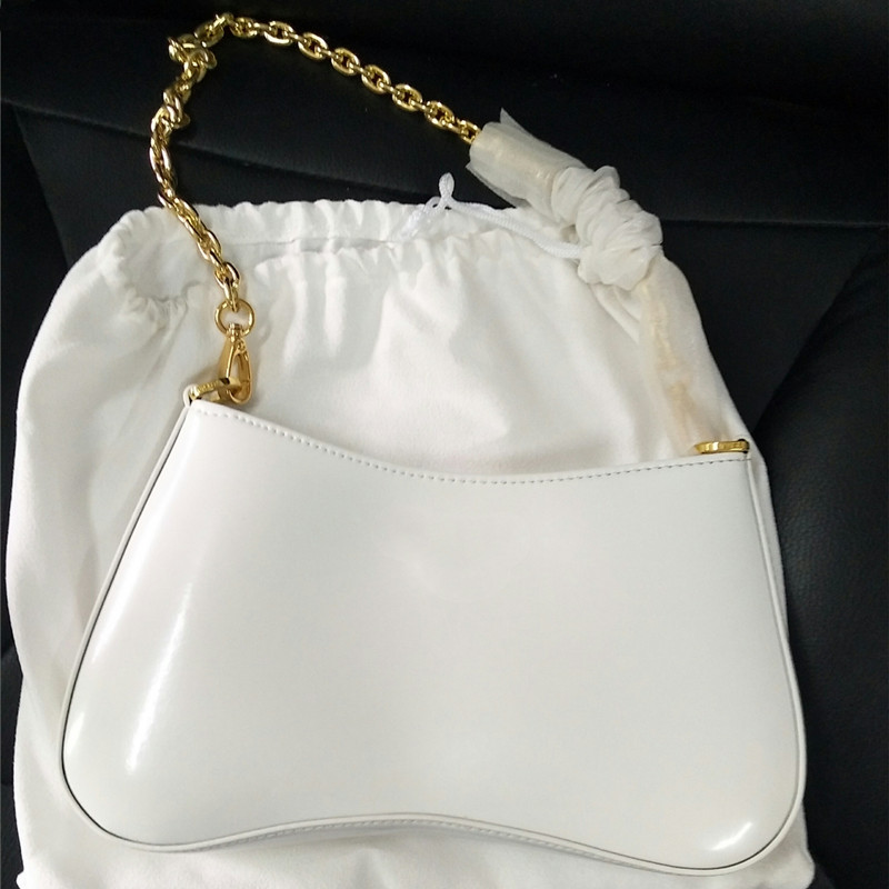 

Luxury Women Handbags Designers Saddles Single shoulder Bags Small Baguettes Underarm Hobos Patent Leather Triangle Letters Beading Diamonds Handbag, Contact seller