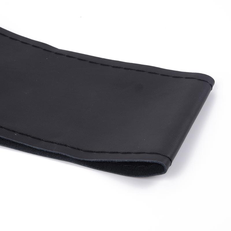 

Steering Wheel Covers Black Universal Cover Gift 10.3cm Car Truck Cowhide 38cm DIY HandSteering