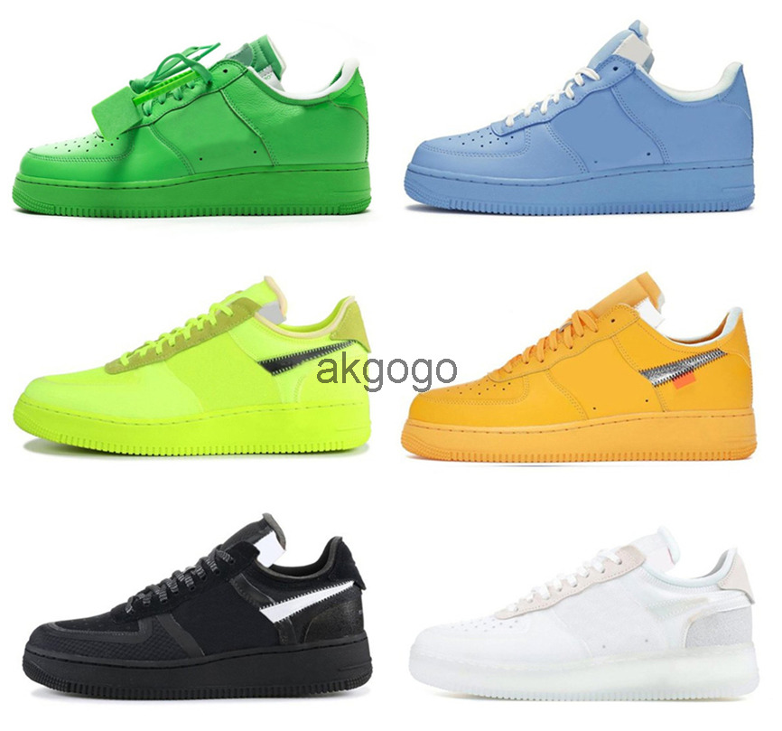 

Authentic MCA White Light Green Spark 1 Basketball Shoes Off University Gold Metallic Silver Blue Volt Black WMNS Sail '07 MoMA Sneakers Size 36-47, 15