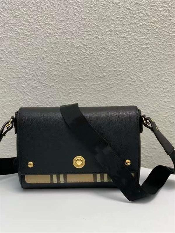 

Crossbody Bag Check Patchwork Color Handbag Genuine Leather Messenger Bags Detchable woven Shoulder Strap Clutch Interior Pocket