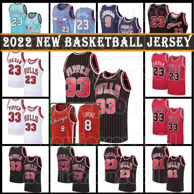 

Retro Scottie 33 Pippen 45 23 Michael Dennis 91 Rodman Basketball Bulls''8 LaVine Demar 11 DeRozan Chicago''Lonzo 2 Ball Derrick 1 Rose Jerseys, Men jersey