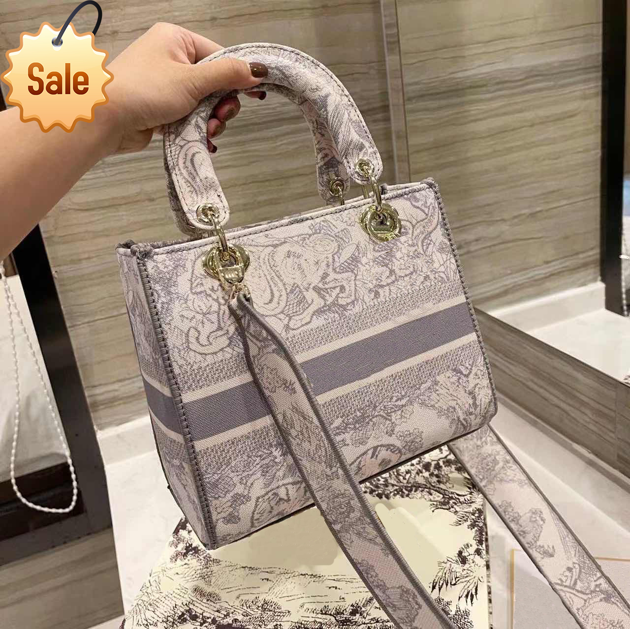 

Women handbag designer shoulder bag fashion cross body classic letter print diagonal bags high quality handbags totes, Make up for price
