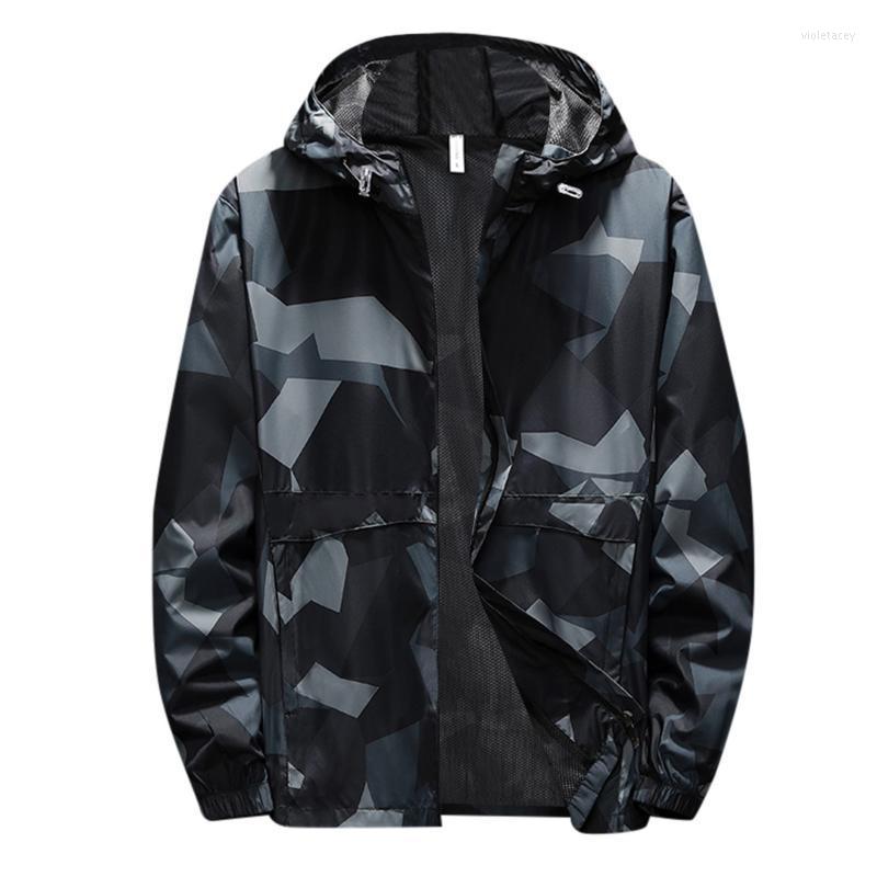 

Men's Trench Coats 2022 Autumn Jacket Hooded Casual Lightweight Streetwear Arrival Parka Fashion Camo Design Windbreaker Coat #t3g Viol22, Black
