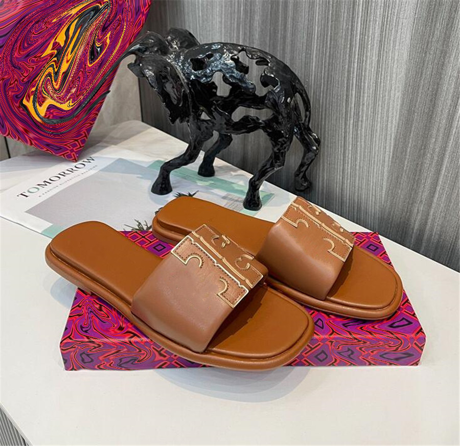 

Women Summer Slippers sandals bench shoes Stylish comfortable genuine leather flat soft sole comfortable Simplicity non slip versatile sandals C70128