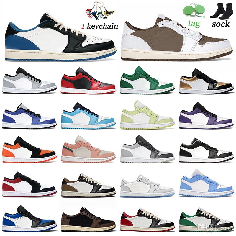 

1s 1 low Jumpman Basketball Shoes Trainers Bronze Eclipse Men Women Sneakers Sports Shoes, 46