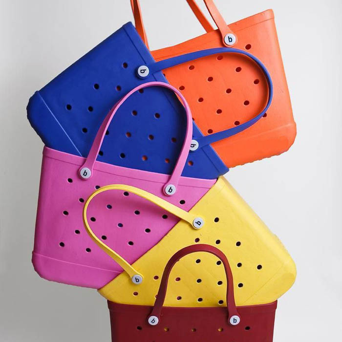 

bogg bag silicone beach eva tote bag large