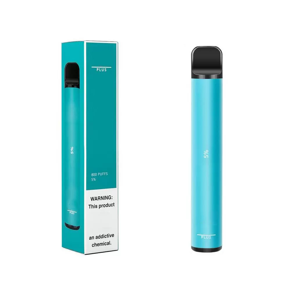 

800 Puffs Plus Cigarette Disposable Vapes 5% 550 mah Battery 3.2 Ml Liquid