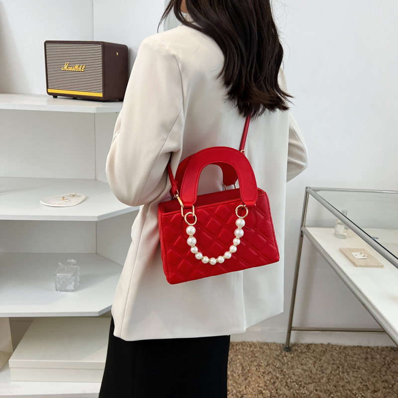

Designers Bags Luxurys Pearl chain Handbag women Crossbody Designer Shoulder bag, White
