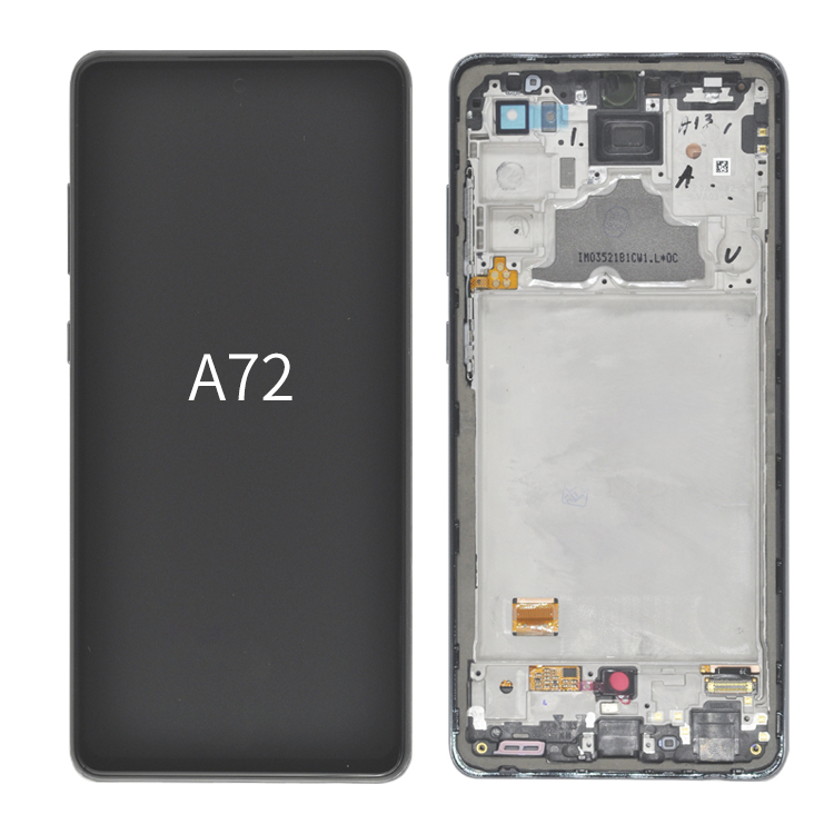 

AMOLED LCD Display Touch Digitizer Screen Replacement LCD With Frame For Samsung Galaxy A72 A725 A725F SM-A725F