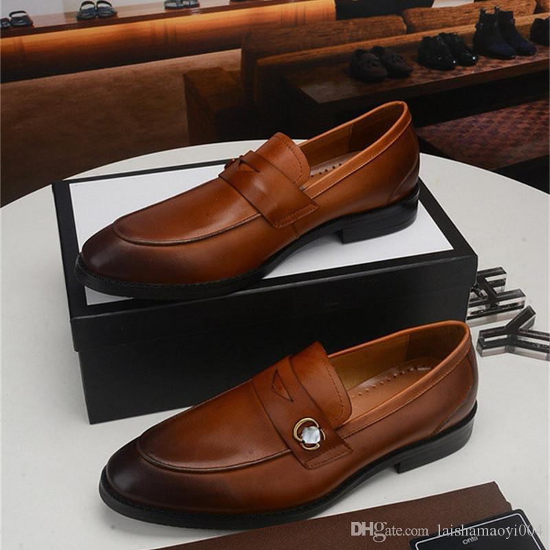 

A2 Men's Dresses Shoes Designer Snake Men Oxford Shoes Casual Business Luxury Original Mens Pointed Shoes Man Dress Boat Shoe 38-45, #06