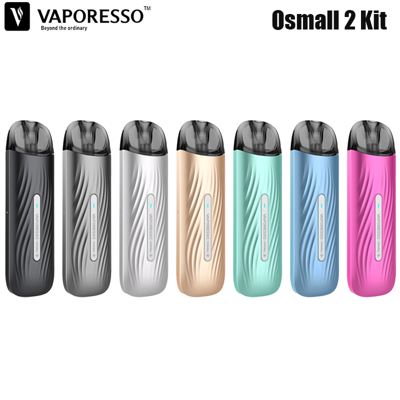 

Vaporesso OSMALL 2 Pod System Kit 450mAh 2ml Cartridge fit 1.2ohm Mesh Coil Side Filling System E-Cigarette Vaporizer Authentic, Mixed color