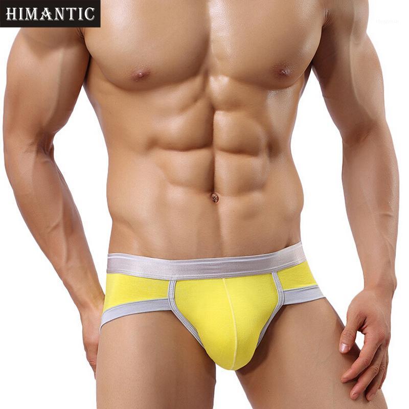 

Wholesale-Fashion Sexy Men Underwear Cueca Shorts Solid Casual 2022 Underpants Ropa Interior Hombre Briefs, Yellow