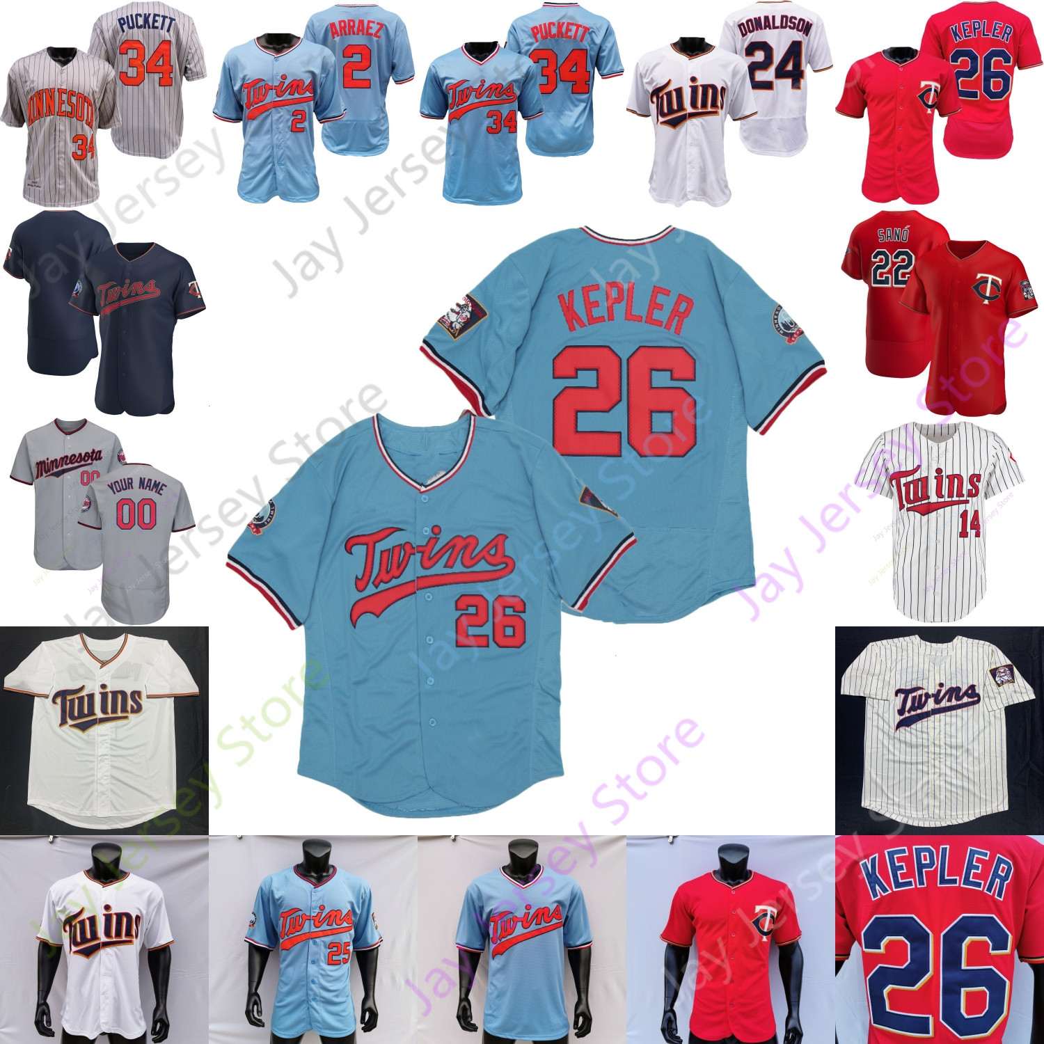 

Carlos Correa Jersey Max Kepler Gary Sanchez Gio Urshela Byron Buxton Luis Arraez Nick Gordon Jorge Polanco Miguel Sano Sonny Gray Maeda Jeffers Lewis Miranda, Women white