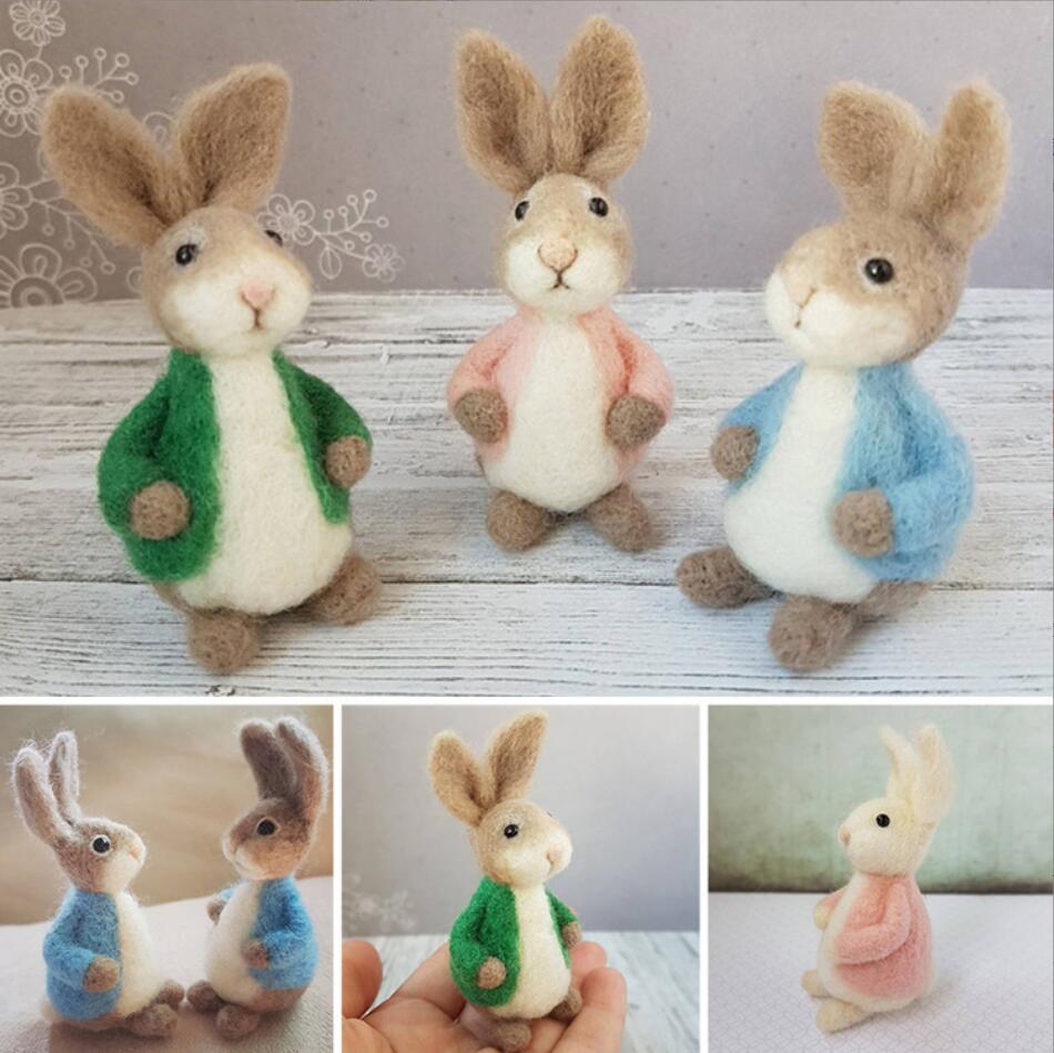 Rabbit lover gift Easter plush rabbit ornament toy rabbits home decoration-image-761450903