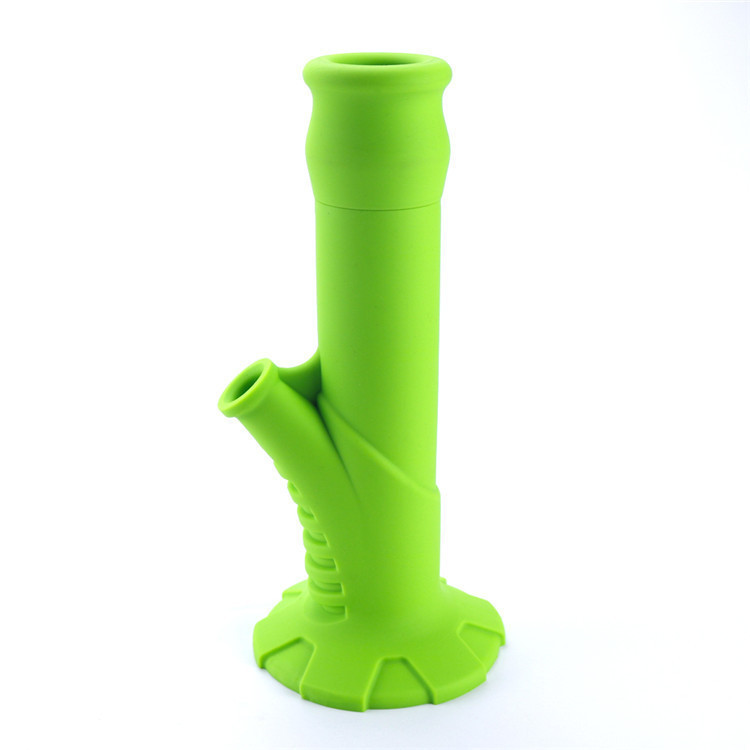 

straight silicone bongs smoking hookah dab rigs silica gel water pipe portable bong for Smoke dry Herb Unbreakable filter