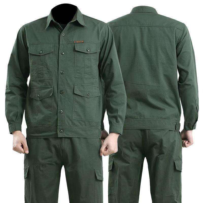 

Men's Tracksuits Men Auto Repair Tooling Labor Insurance Clothing 2022 Spring And Summer Cotton Comfortable Wear-resistant Thin OverallsMen', Long sleeve suit